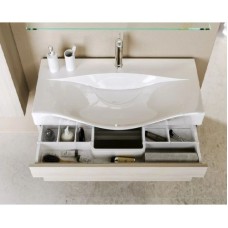 Комплект мебели акация 100 см Aqwella 5 Stars Bergamo Ber.01.10/n/A + Ber.10.04.D + Ber.02.10