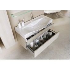 Комплект мебели акация 100 см Aqwella 5 Stars Bergamo Ber.01.10/A + Ber.10.04.D + Ber.02.10