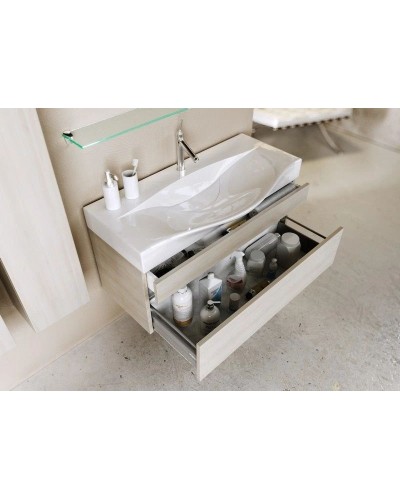 Комплект мебели акация 100 см Aqwella 5 Stars Bergamo Ber.01.10/A + Ber.10.04.D + Ber.02.10