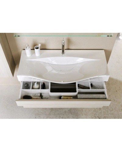 Комплект мебели акация 100 см Aqwella 5 Stars Bergamo Ber.01.10/A + Ber.10.04.D + Ber.02.10