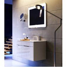 Комплект мебели белый глянец 91,8 см Aqwella 5 Stars Malaga Mal.01.09/R + Mal.09.04.D-R + Mal.02.09