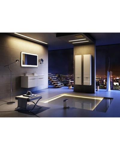 Комплект мебели белый глянец 121,8 см Aqwella 5 Stars Malaga Mal.01.12 + Mal.12.04.D + Mal.02.12