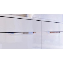 Комплект мебели белый глянец 121,8 см Aqwella 5 Stars Malaga Mal.01.12 + Mal.12.04.D + Mal.02.12