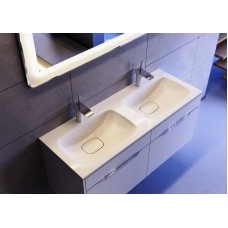 Комплект мебели белый глянец 121,8 см Aqwella 5 Stars Malaga Mal.01.12 + Mal.12.04.D + Mal.02.12