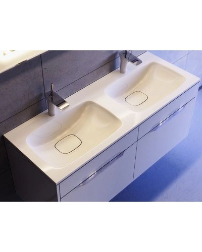 Комплект мебели белый глянец 121,8 см Aqwella 5 Stars Malaga Mal.01.12 + Mal.12.04.D + Mal.02.12