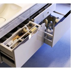 Комплект мебели белый глянец 121,8 см Aqwella 5 Stars Malaga Mal.01.12 + Mal.12.04.D + Mal.02.12