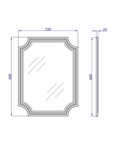 Комплект мебели черный матовый 85 см Aqwella 5 Stars LaDonna LAD0108BLK + LAD.07.04.D + LAD0207BLK