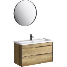 Комплект мебели дуб балтийский 101 см Aqwella 5 Stars Fargo FRG0110DB + 4640021065204 + RM0208BLK