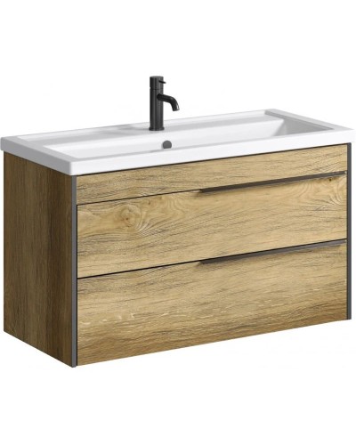 Комплект мебели дуб балтийский 101 см Aqwella 5 Stars Fargo FRG0110DB + 4640021065204 + RM0208W