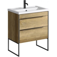 Комплект мебели дуб балтийский 70,5 см Aqwella 5 Stars Fargo FRG0107DB + 4620008197746 + RM0206W