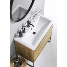 Комплект мебели дуб балтийский 81 см Aqwella 5 Stars Fargo FRG0108DB + 4640021064733 + RM0208BLK