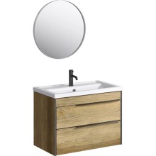 Комплект мебели дуб балтийский 81 см Aqwella 5 Stars Fargo FRG0108DB + 4640021064733 + RM0208W