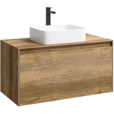 Комплект мебели дуб балтийский 100 см Aqwella 5 Stars Mobi MOB0110DB + MOB0710DB + 641945 + SM0210