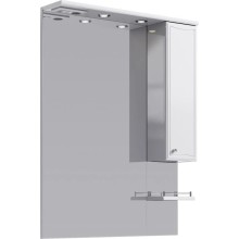 Комплект мебели белый глянец 87 см Aqwella Barcelona Lux BA0108K + 4620008197357 + Ba.02.08