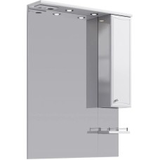 Комплект мебели белый глянец 87 см Aqwella Barcelona Lux BA0108K + 4620008197357 + Ba.02.08