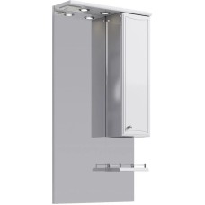 Комплект мебели белый глянец 55,5 см Aqwella Barcelona Ba.01.05/2 + 12091 + Ba.02.55