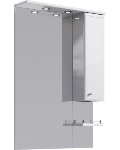 Комплект мебели белый глянец 76,5 см Aqwella Barcelona BA0107K + 4620008197470 + Ba.02.07