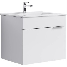 Комплект мебели белый глянец 61 см Aqwella Brig Br.01.06/1/W + 27181 + Br.04.06/W