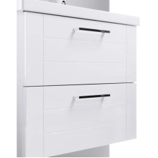 Комплект мебели белый глянец 101,5 см Aqwella Manchester MAN01102 + 4640021065204 + MC.04.10