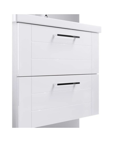 Комплект мебели белый глянец 101,5 см Aqwella Manchester MAN01102 + 4640021065204 + MC.04.10