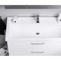 Комплект мебели белый глянец 101,5 см Aqwella Manchester MAN01103 + 4640021065204 + MC.04.10