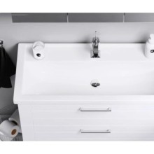 Комплект мебели белый глянец 101,5 см Aqwella Manchester MAN01103 + 4640021065204 + MC.04.10