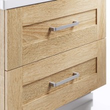 Комплект мебели дуб сонома 60,5 см Aqwella Foster FOS01062DS + 4640021060773 + FOS0206DS