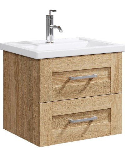 Комплект мебели дуб сонома 60,5 см Aqwella Foster FOS01062DS + 4640021060773 + FOS0206DS