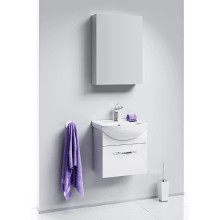 Комплект мебели белый глянец 50 см Aqwella Allegro Agr.01.05/1 + 4620008195766 + MC.04.05