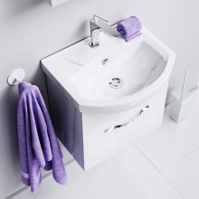 Комплект мебели белый глянец 50 см Aqwella Allegro Agr.01.05/1 + 4620008195766 + MC.04.05