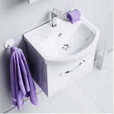 Комплект мебели белый глянец 50 см Aqwella Allegro Agr.01.05/1 + 4620008195766 + MC.04.05