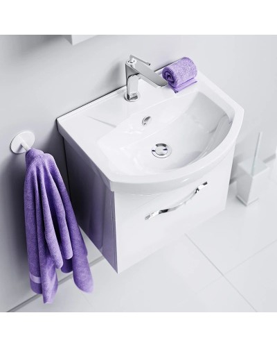 Комплект мебели белый глянец 50 см Aqwella Allegro Agr.01.05/1 + 4620008195766 + MC.04.05