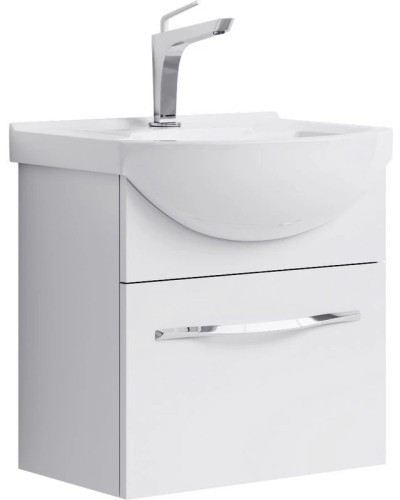 Комплект мебели белый глянец 50 см Aqwella Allegro Agr.01.05/1 + 4620008195766 + MC.04.05