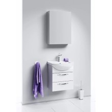 Комплект мебели белый глянец 50 см Aqwella Allegro Agr.01.05/2 + 4620008195766 + MC.04.05