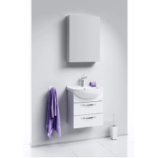 Комплект мебели белый глянец 50 см Aqwella Allegro Agr.01.05/2 + 4620008195766 + MC.04.05