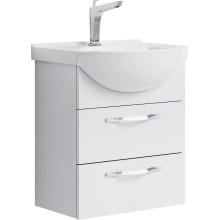 Комплект мебели белый глянец 50 см Aqwella Allegro Agr.01.05/2 + 4620008195766 + MC.04.05