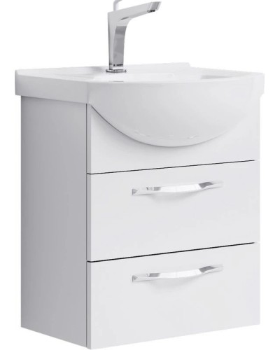 Комплект мебели белый глянец 50 см Aqwella Allegro Agr.01.05/2 + 4620008195766 + MC.04.05