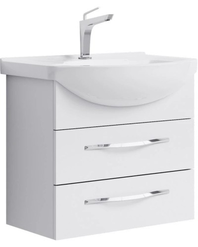 Комплект мебели белый глянец 66 см Aqwella Allegro Agr.01.06/2 + 4620008192475 + MC.04.06