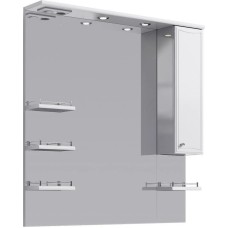 Комплект мебели белый глянец 105 см Aqwella Barcelona Lux BA0110K + 4620008197340 + Ba.02.10