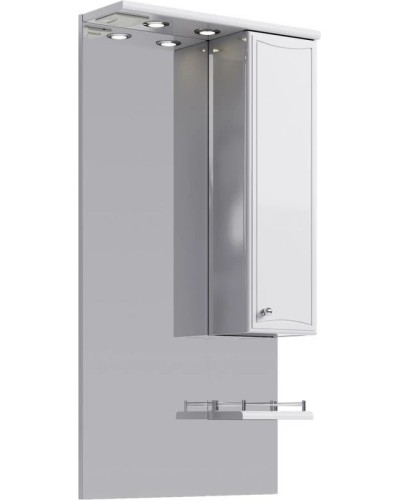 Комплект мебели белый глянец 65,5 см Aqwella Barcelona Lux BA0106K + 4640021062296 + Ba.02.06