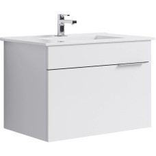 Комплект мебели белый глянец 76,5 см Aqwella Brig Br.01.07/1/W + 4640021062210 + Br.04.07/W