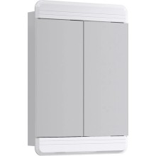 Комплект мебели белый глянец 66 см Aqwella Corsica Kor.01.06 + 4640021062296 + Kor.04.06