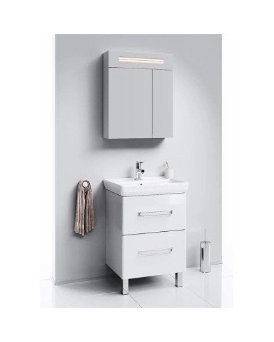 Комплект мебели белый глянец 60 см Aqwella Neo Neo.01.06 + 1.WH30.2.082 + Neo.04.06