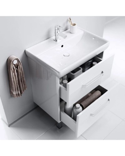 Комплект мебели белый глянец 60 см Aqwella Neo Neo.01.06 + 1.WH30.2.082 + Neo.04.06