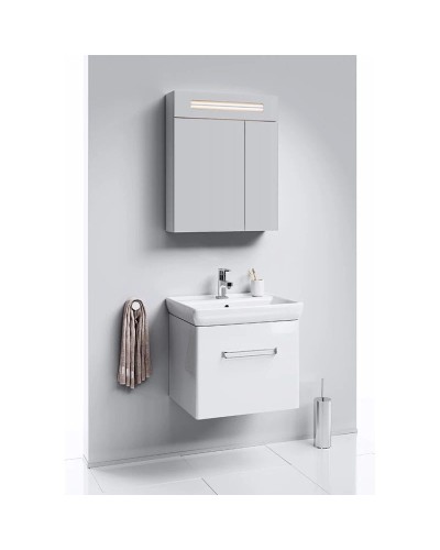 Комплект мебели белый глянец 60 см Aqwella Neo Neo.01.06/1 + 1.WH30.2.082 + Neo.04.06