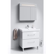 Комплект мебели белый глянец 81 см Aqwella Neo Neo.01.08 + 1.WH30.2.084 + Neo.04.08