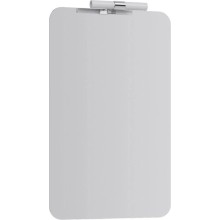 Комплект мебели белый матовый/дуб седой 55 см Aqwella Alicante Alic.01.05/Gray + 30969 + Alic.02.05