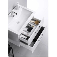 Комплект мебели белый глянец 70,5 см Aqwella Manchester MAN01072 + 4620008197746 + SM0207