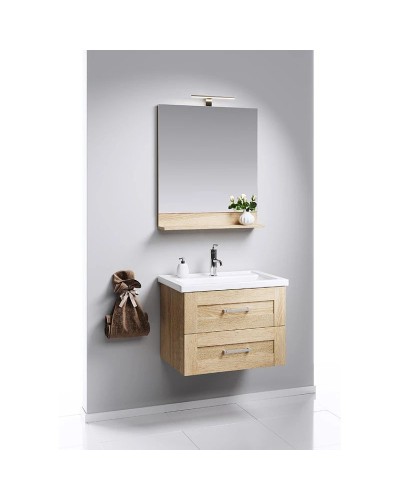 Комплект мебели дуб сонома 70,5 см Aqwella Foster FOS01072DS + 4620008197746 + FOS0207DS