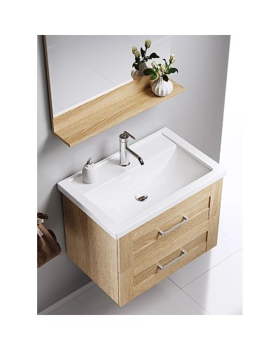 Комплект мебели дуб сонома 70,5 см Aqwella Foster FOS01072DS + 4620008197746 + FOS0207DS